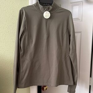 CALIA by Carrie Underwood Olive Quarter-Zip Pullover